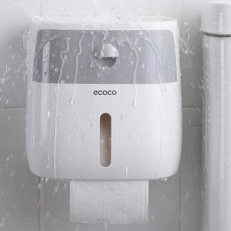 HỘP ĐỰNG GIẤY VỆ SINH ECOCO DÁN TƯỜNG