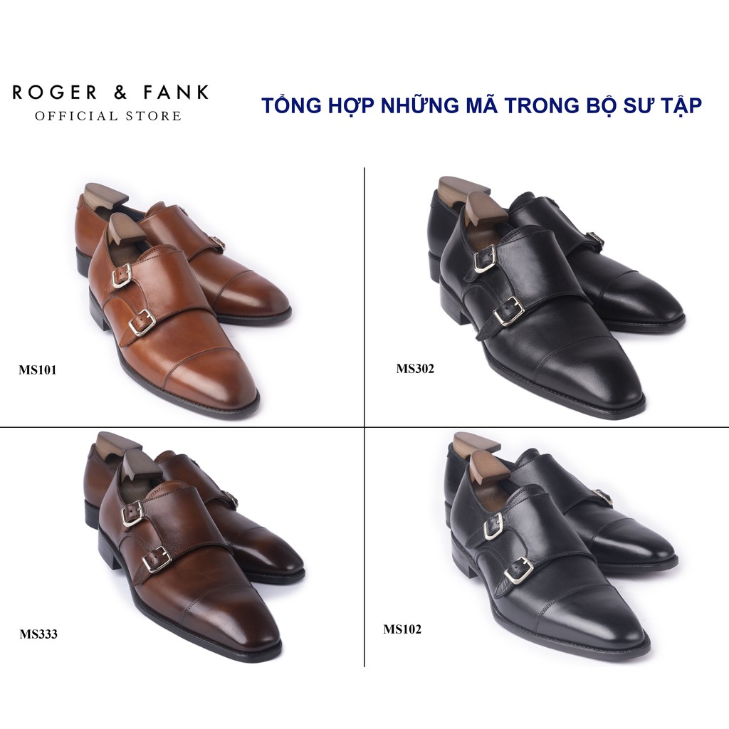 Giày da cao cấp double monk-strap ROGER x FANK