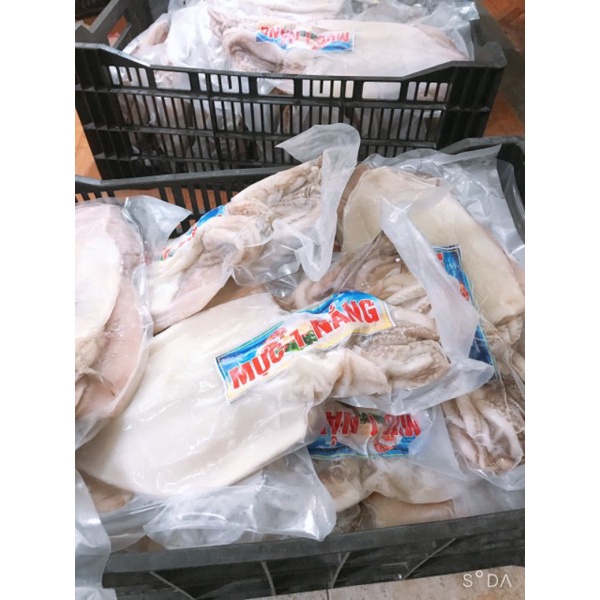 mực 1 nắng đóng gói 1kg ❤ HÀ NỘI NOWSHIP❤ mực 1 nắng khay 2 con