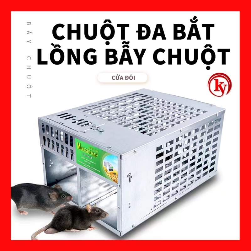✅Bẫy Chuột Tự Động Thông Minh có 2 cửa【Hàng Việt Nam Bán Sỉ 】