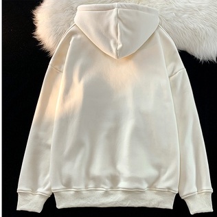 Áo hoodie ZHELIHANGFEI form rộng in hình mèo phong cách retro xinh xắn cho nữ