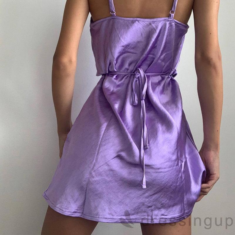 Đầm Không Tay Cổ Chữ V Thời Trang Quyến Rũ Dành Cho Nữ