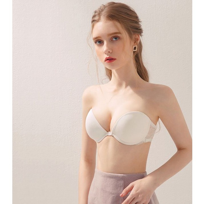 Áo nâng ngực đặc biệt phối ren hông nữ Air Space 19415003