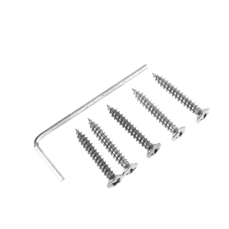 Cờ Lê Kim Loại 6 Dây Cố Định Cầu Đàn GUITAR Điện Mạ Chrome SUN