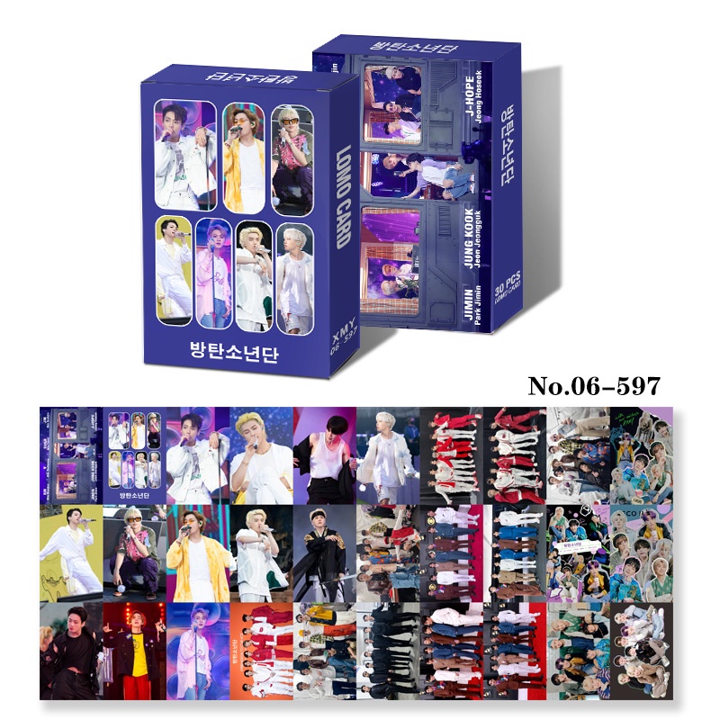 Hộp 30 ảnh thẻ lomo Blackpink Album BORN PINK BTS DECO KIT 2022 Gidle Photocard Lomo Card 30 chiếc / hộp