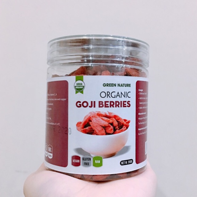 Kỳ tử hữu cơ Ninh Hạ 200gr