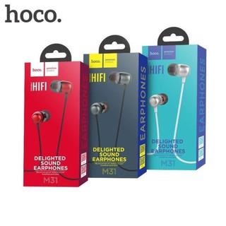 Tai nghe nhét tai hoco m31 chính hãng âm thanh cực hay