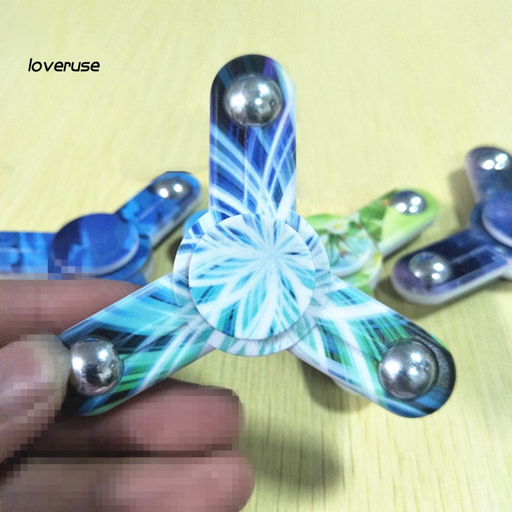 Con Quay Đồ Chơi Spinner Hình Bầu Trời Sao Tình Yêu, Giảm Stress