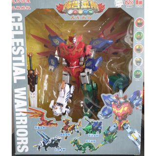 Mô hình Shen Shou Jin Gang ( God Beast Megazord )Bản Movie 2016- loại thường