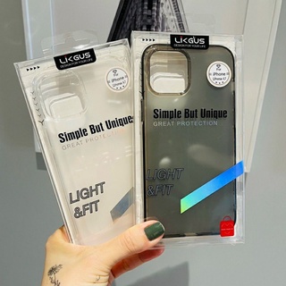 Ốp lưng likgus trong nhám iphone 15 promax,15 pro , 14 pro max ,14 pro,13 pro max,12 pro max chống sốc gờ camera