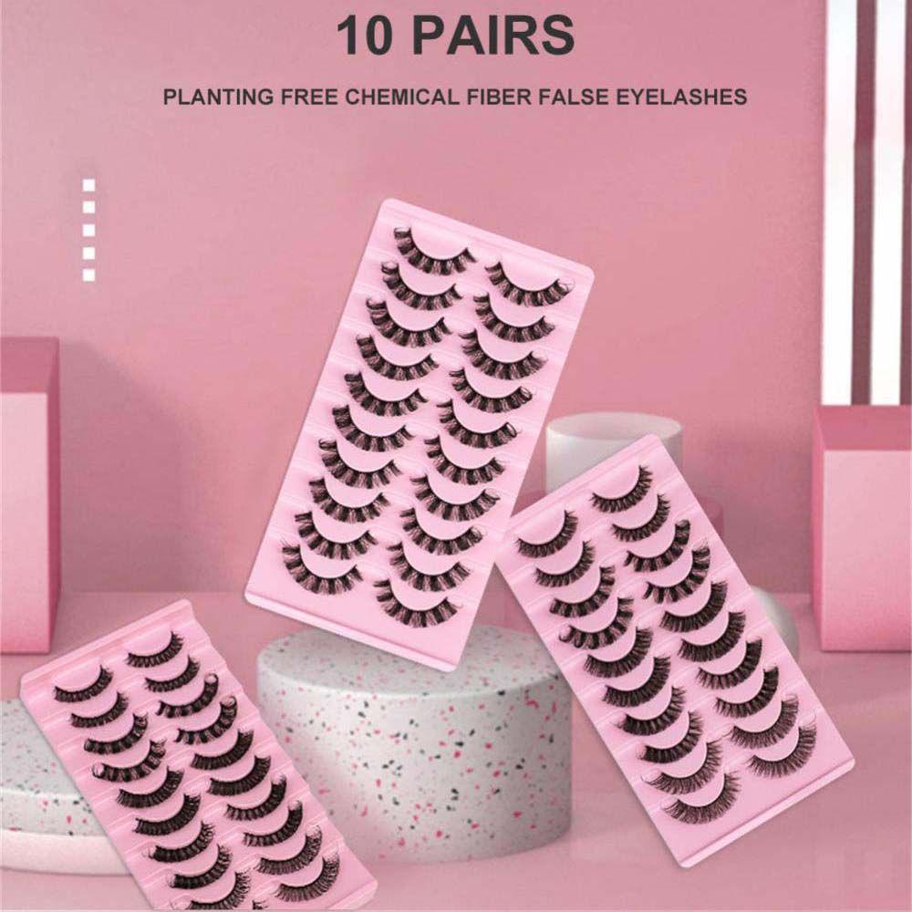 Lông Mi Giả 3D Cong Dài Tự Nhiên Lâu Trôi Thời Trang