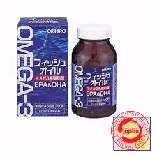 Viên uống dầu cá omega 3 hỗ trợ tim mạch Orihiro 180 viên