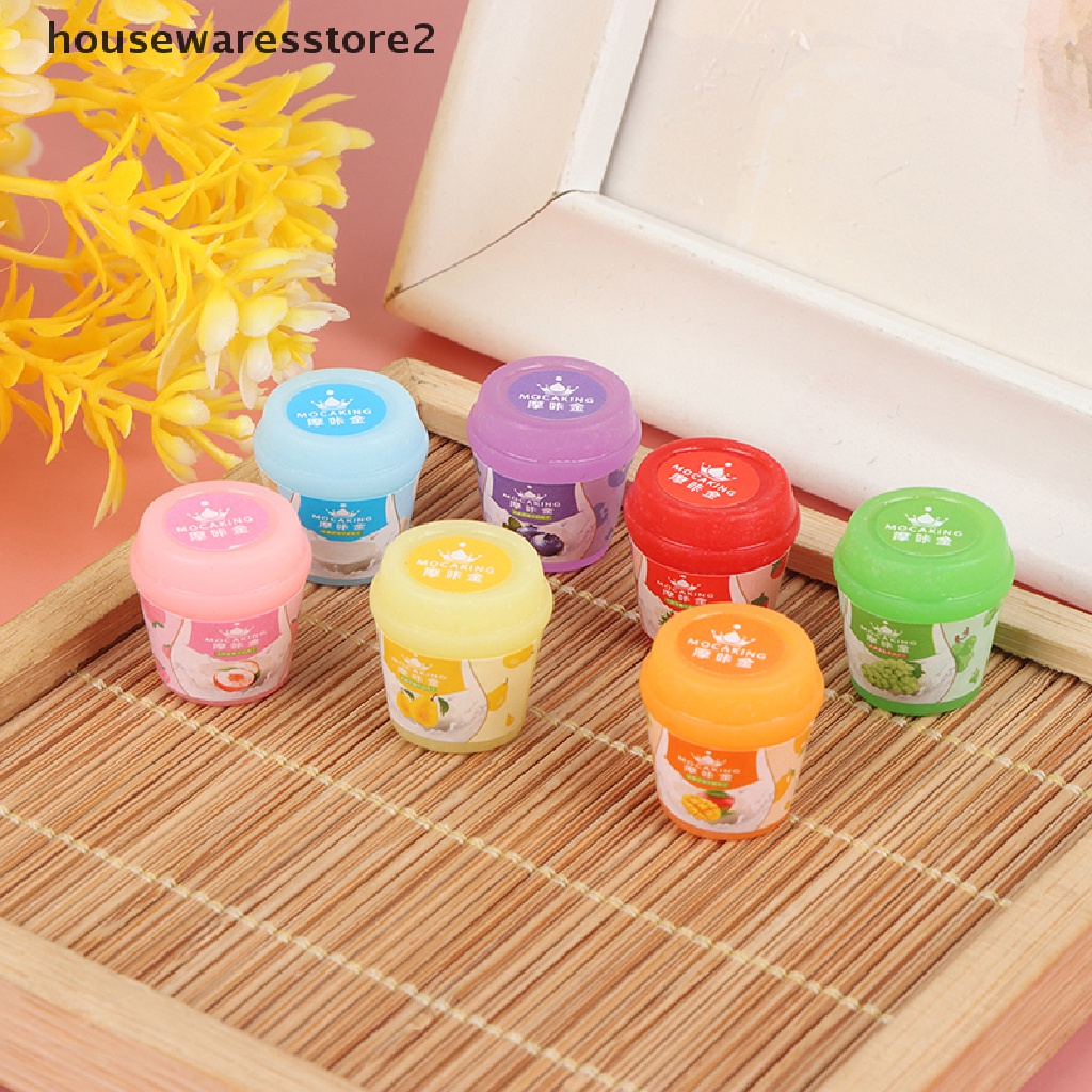Set 5 Hộp Sữa Chua 2 1 / 12 Dùng Để Trang Trí Nhà Búp Bê