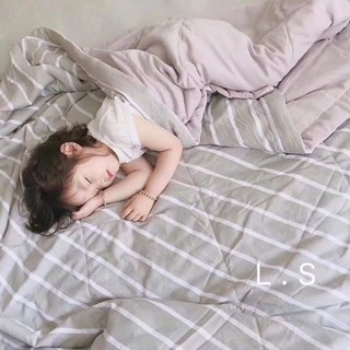 CHĂN KẺ MUJI KÈM TÚI
