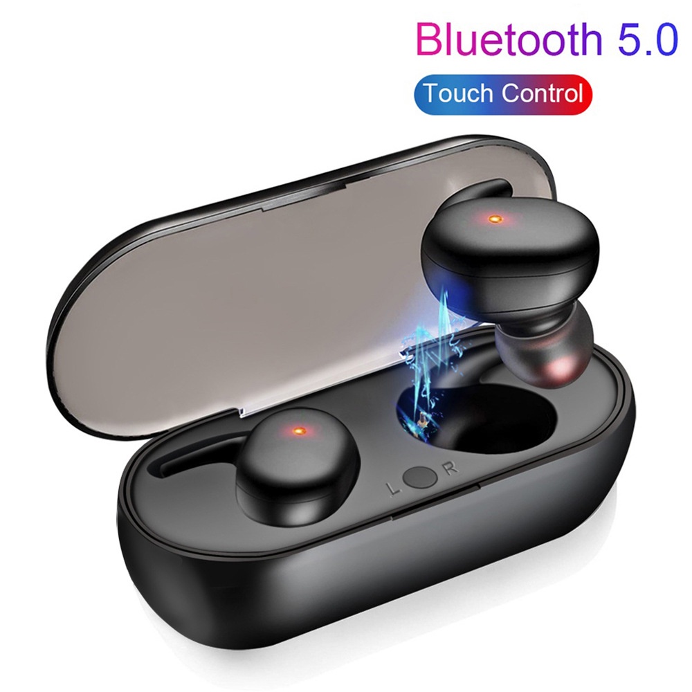 Tai nghe Bluetooth Hitoor HY30 dual-pass 5.0 stereo thể thao không dây cảm ứng 1 CHẠM
