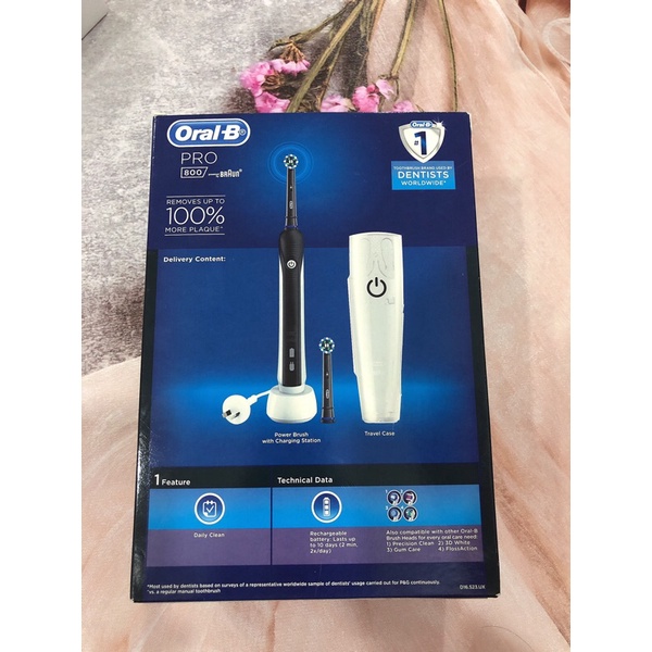 Bàn chải điện Oral b Pro800 CrossAction -Bàn Úc