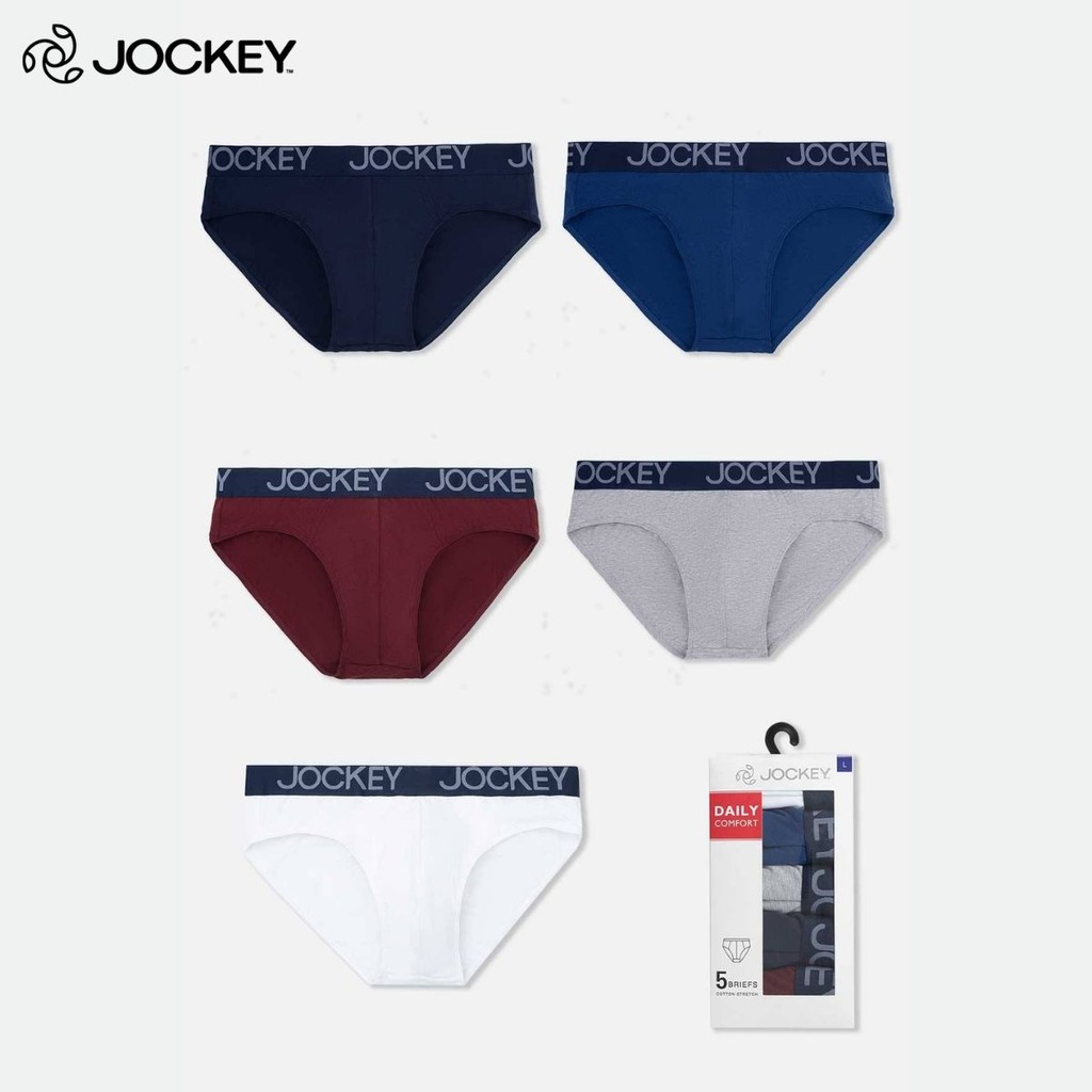 Hộp 05 Quần Lót Nam Jockey Tam Giác Thun Cotton Cao Cấp Thời Trang - JAMB0410P - Tổng hợp 03