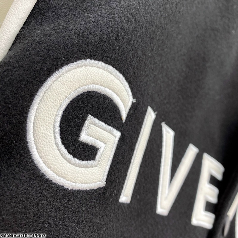 Áo khoác Varsity Jacket dạ nam nữ ngực thêu chữ da phối tay da trắng thêu logo bo chun sọc viền cao cấp