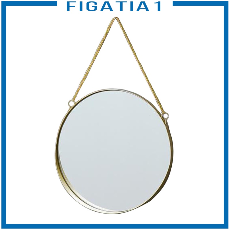 Gương Nhỏ Khung Kim Loại Treo Tường Trang Trí Nhà Tắm Phong Cách Vintage figatia1