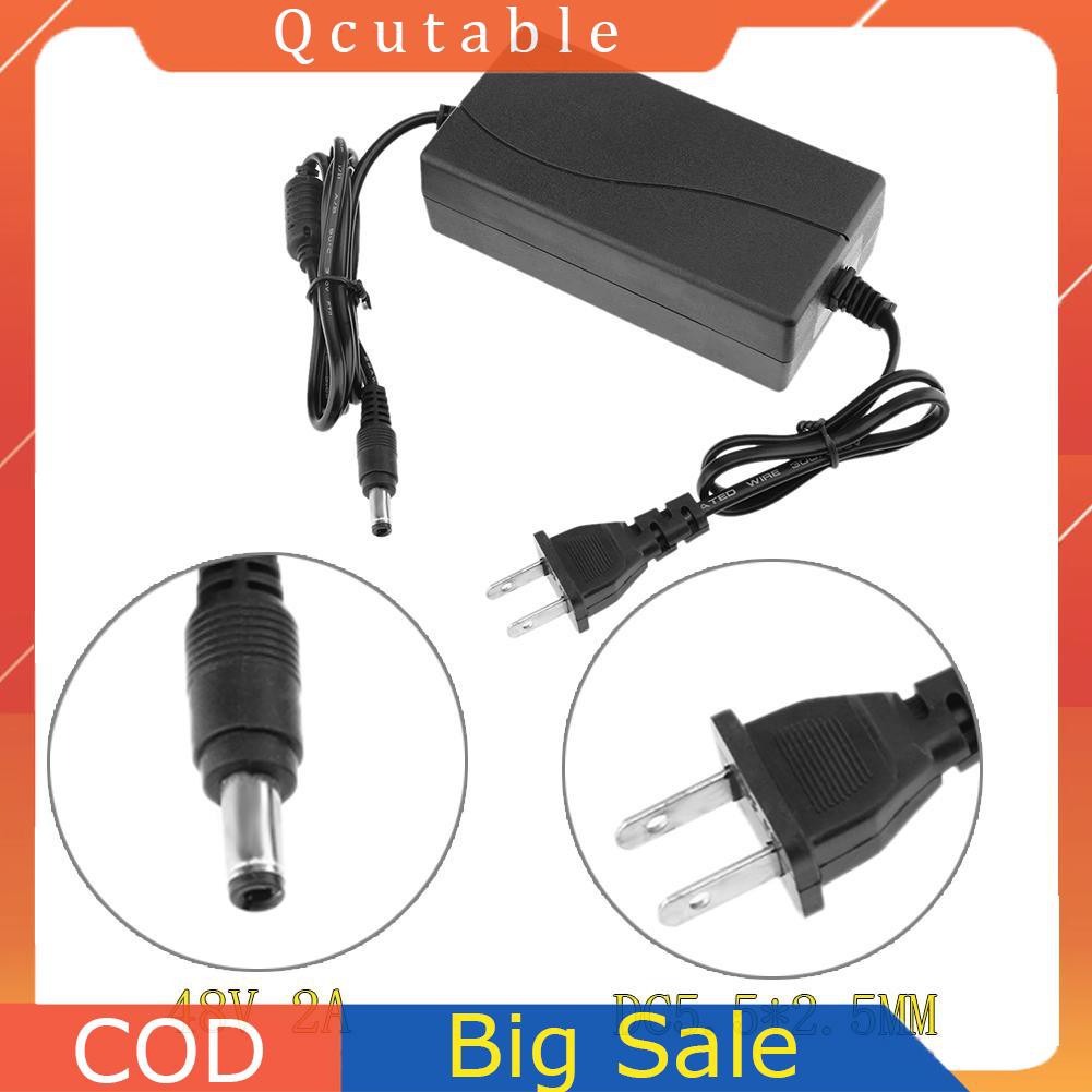 Bộ Chuyển Đổi Nguồn Điện 48v 2a Ac Sang Dc 5.5x2.5mm Cho Poe Switch