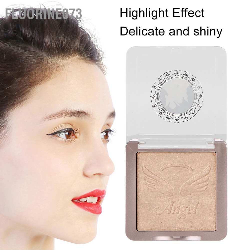 Fluorine073 Highlighting Powder Women Pearly Lustre Blemish Conceal Brightening Makeup Highlighter Cosmetics 0.2oz