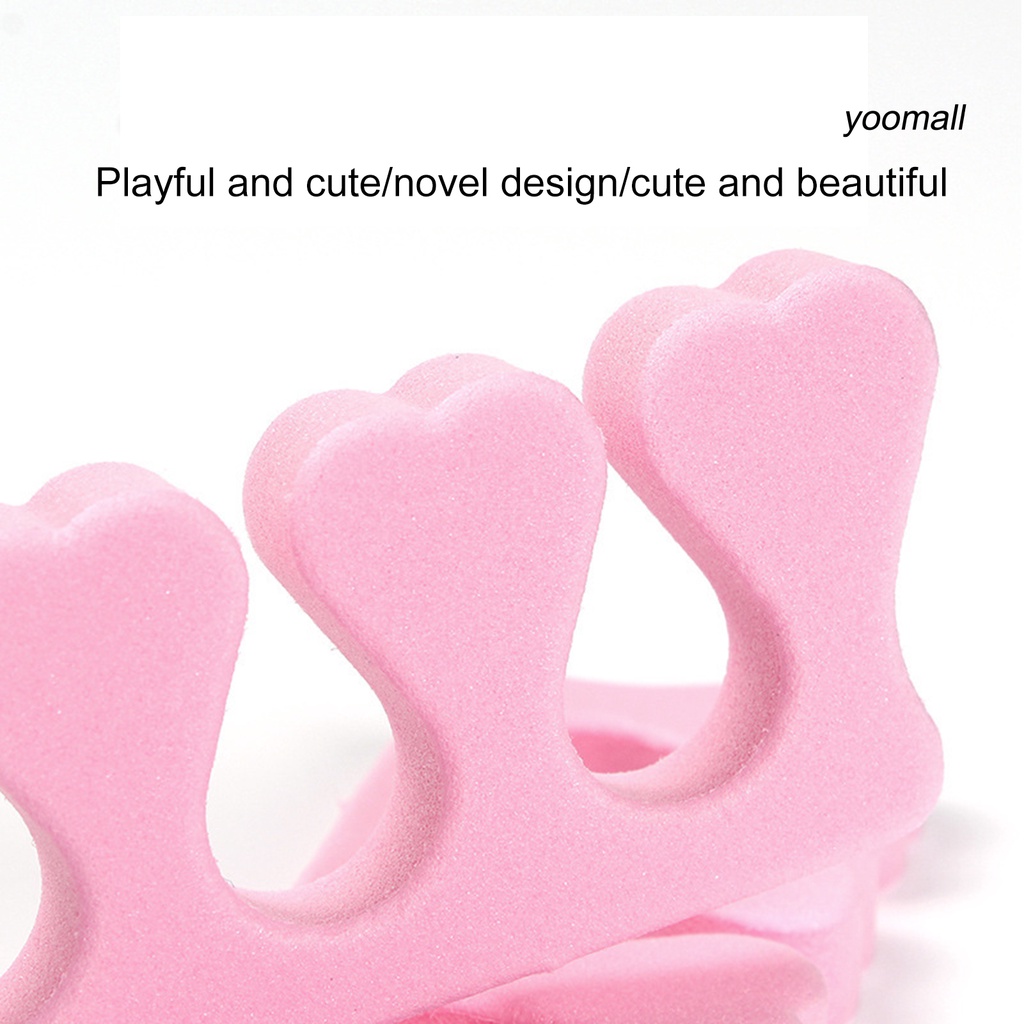 Set 100 Cặp Đệm Xốp Mềm Tách Ngón Chân Chống Trầy Xước Cho Người Lớn / ZJGJ