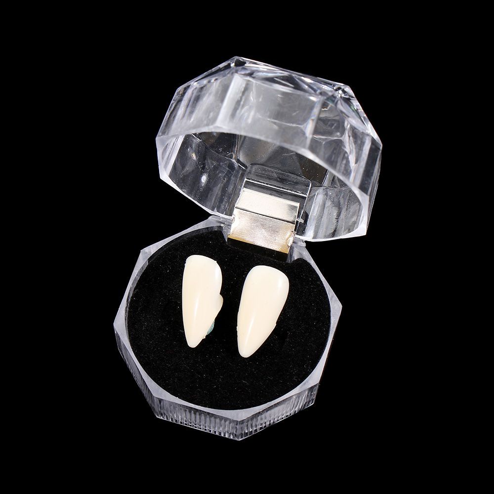 Răng Ma Cà Rồng Giả DIY Trang Trí Tiệc Halloween Cho Người Lớn Và Trẻ Em