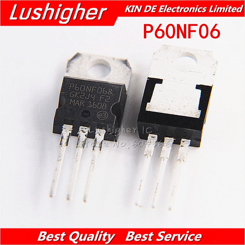 P60NF06 10 chiếc STP60NF06 TO220 TO-220 MOSFET N Mlc3