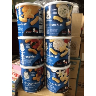 ( Hang Air Date mới) Bánh GerBer lon lùn 42g đủ vị