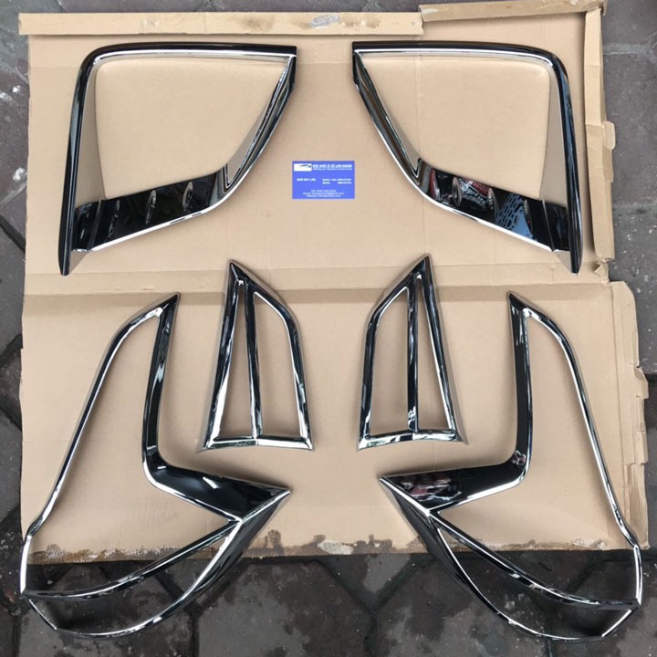 [Xpander 2018-2019] Ốp Viền Đèn Pha, Hậu Mạ Crom Cho Xe - Xpander 2018-2019