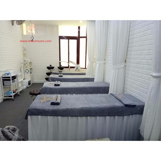Bộ 3 Ga chùm giường spa (Chất Thun)_Thương hiệu Muses