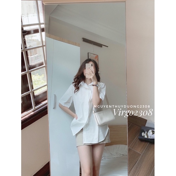[Ảnh thật/Sẵn]Áo sơmi thô VẠT CHÉO độc lạ hàng Quảng Châu | BigBuy360 - bigbuy360.vn