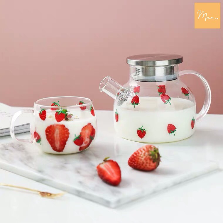 Bình nước thủy tinh chịu nhiệt - BN04