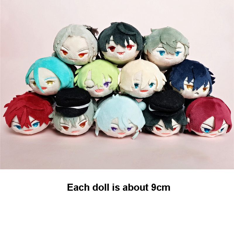 9cm Thú nhồi bông nhân vật hoạt hình Ensemble Stars có móc gắn chìa khóa
