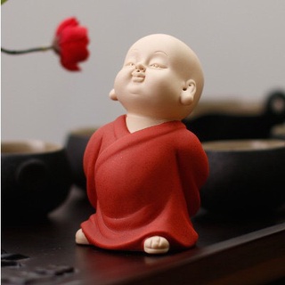bộ 4 chú tiểu gốm sứ cao cấp
