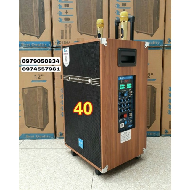 Loa kéo Azpro az16 bass 40 loa 3 đường tiếng hàng chính hãng nghe nhạc,karaoke đỉnh cao, giải tần rộng.