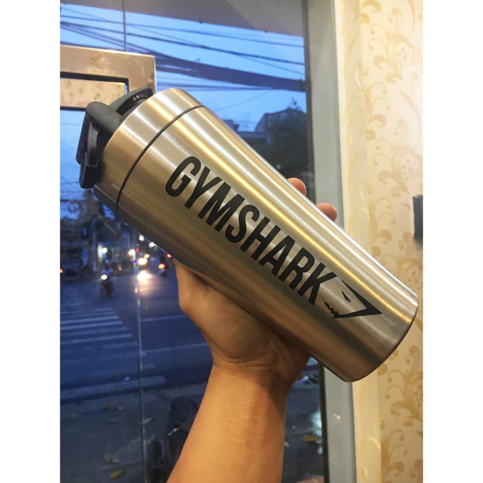 Bình Lắc Sữa Shaker Inox cốc Gymshark inox thể thao 900ml cực cool