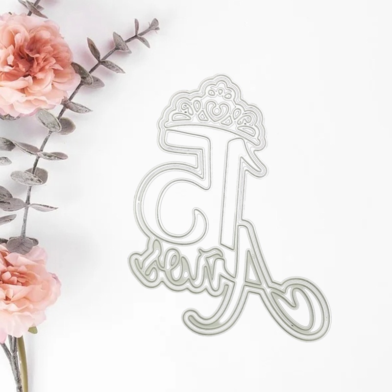 Khuôn Cắt Giấy Làm Từ Kim Loại Hình Trừu Tượng Trang Trí Scrapbook