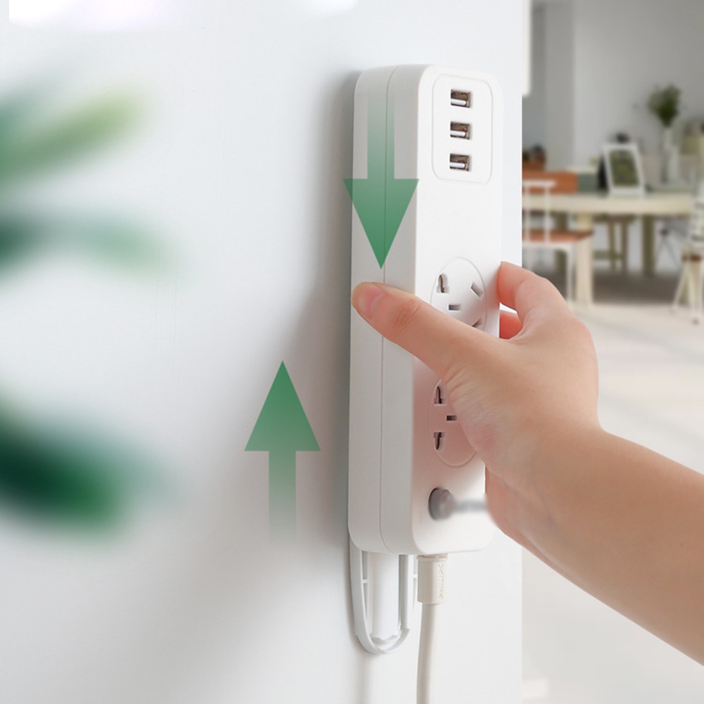 Giá Đỡ Cố Định Ổ Cắm Điện Gắn Tường Không Để Lại Dấu Vết Tiện Dụng