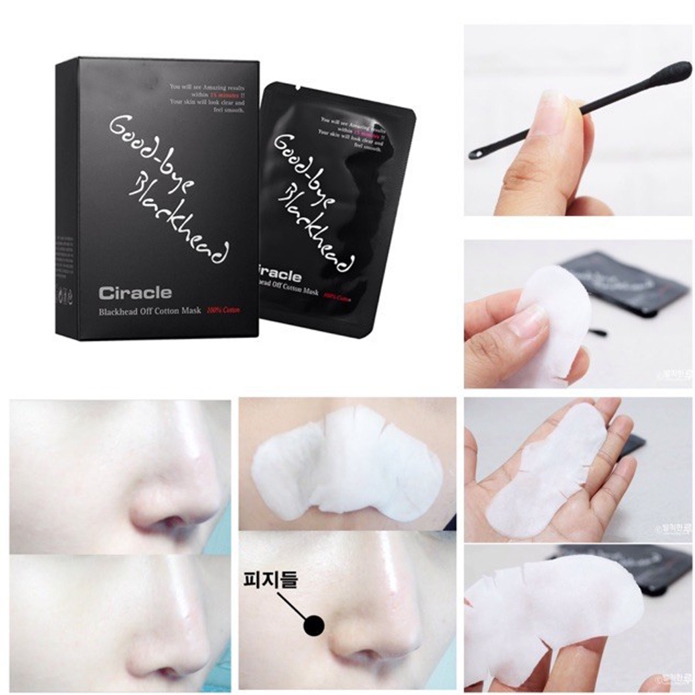 Mặt Nạ Giảm Mụn Ciracle Goodbye Blackhead - Mask Cấp Ẩm &amp; Se Khít Lỗ Chân Lông Cho Da Nhạy Cảm Skincare Da Mụn Dezy