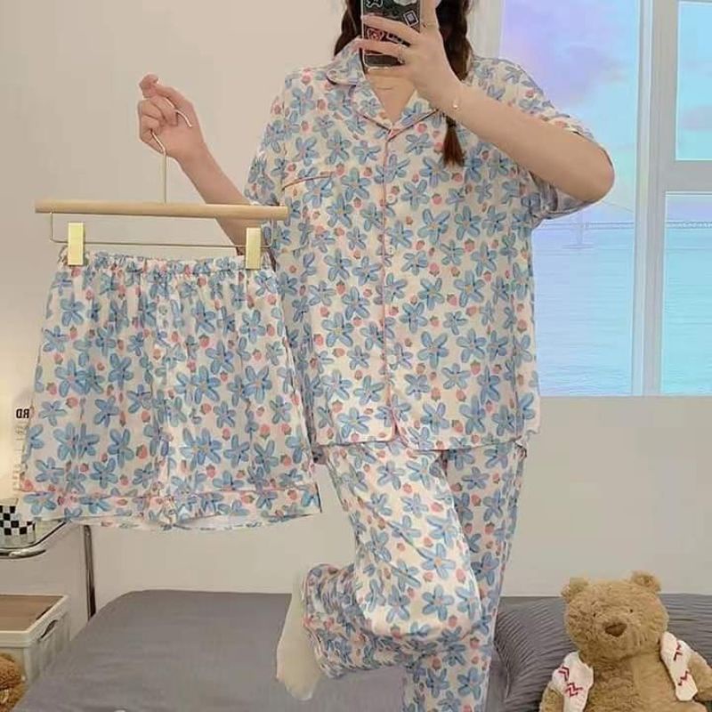Set đồ bộ ngủ 3 món dễ thương