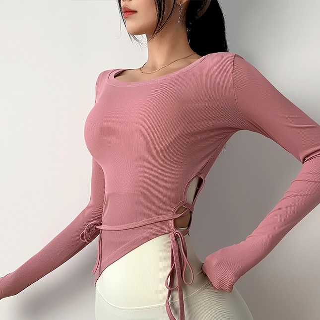 Áo tập yoga ANRAN dài tay thời trang năng động