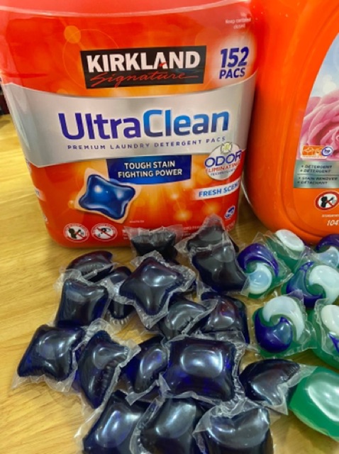 [USA] 152 VIÊN GIẶT QUẦN ÁO KIRKLAND ULTRA CLEAN