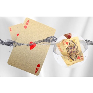 bộ bài mạ vàng 24k
