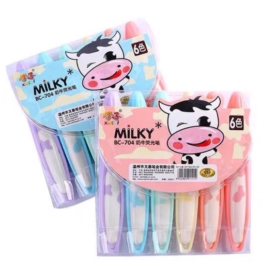 Set gồm 6 cây dạ quang đầu thú 2 đầu (6 cây/12màu)