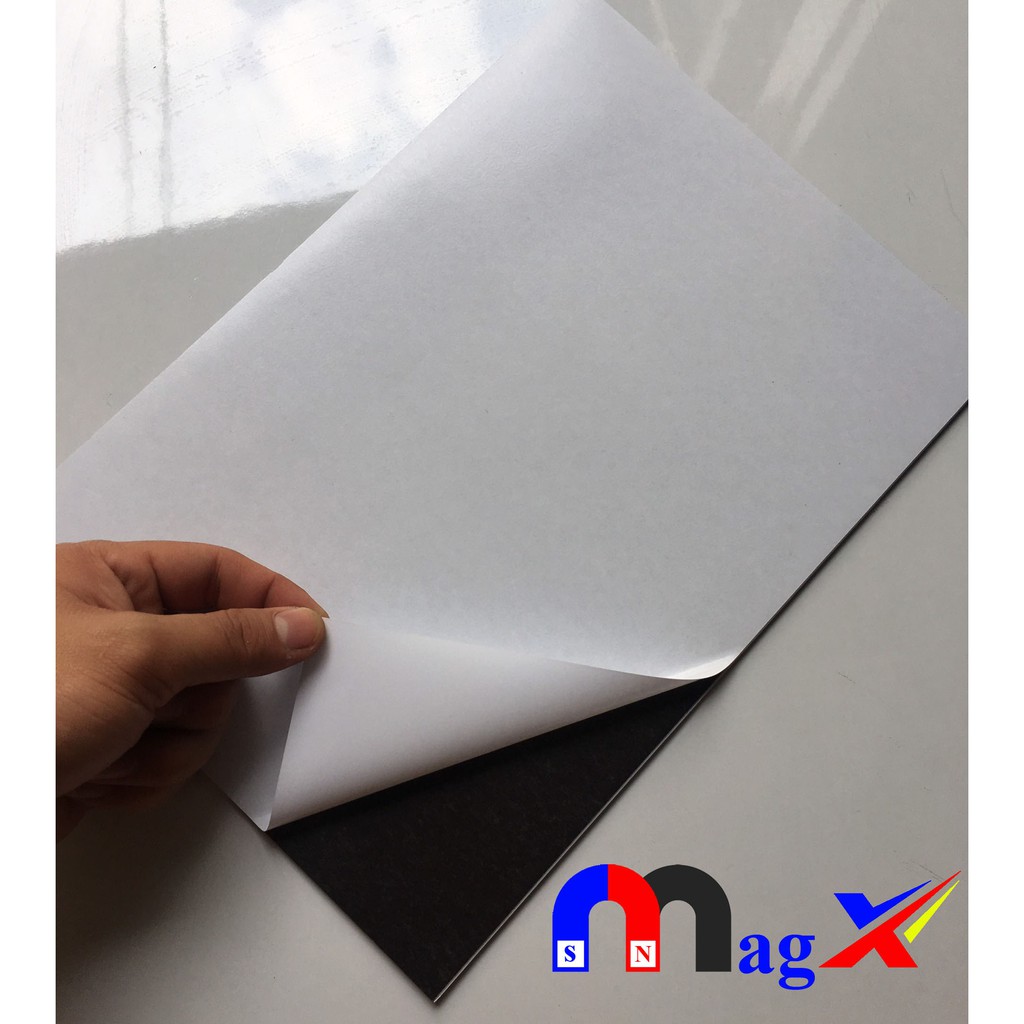 Băng Keo Nam Châm Dẻo - Tấm A4 Dày 0.75mm Decal Xe Ô tô