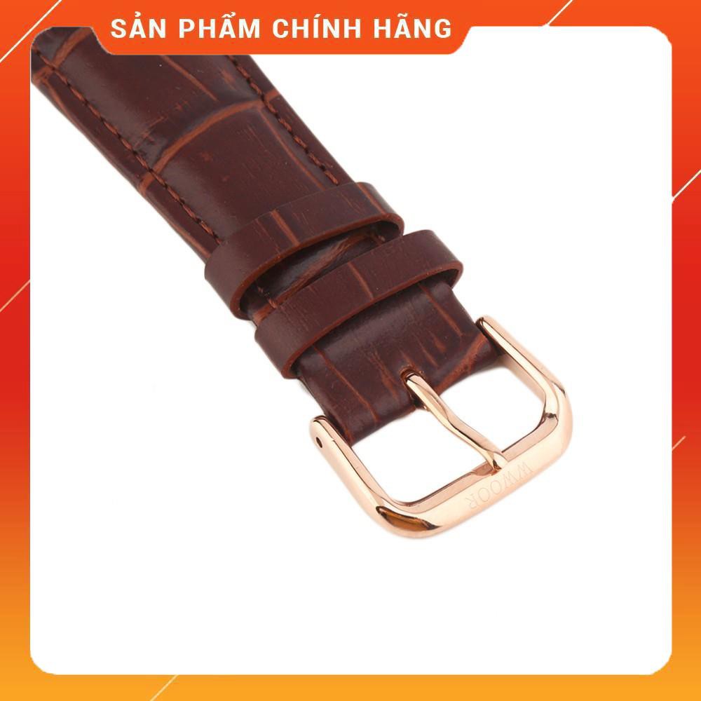 [CHO CON STORE] Đồng Hồ Nam WWOOR 8017 - Nâu