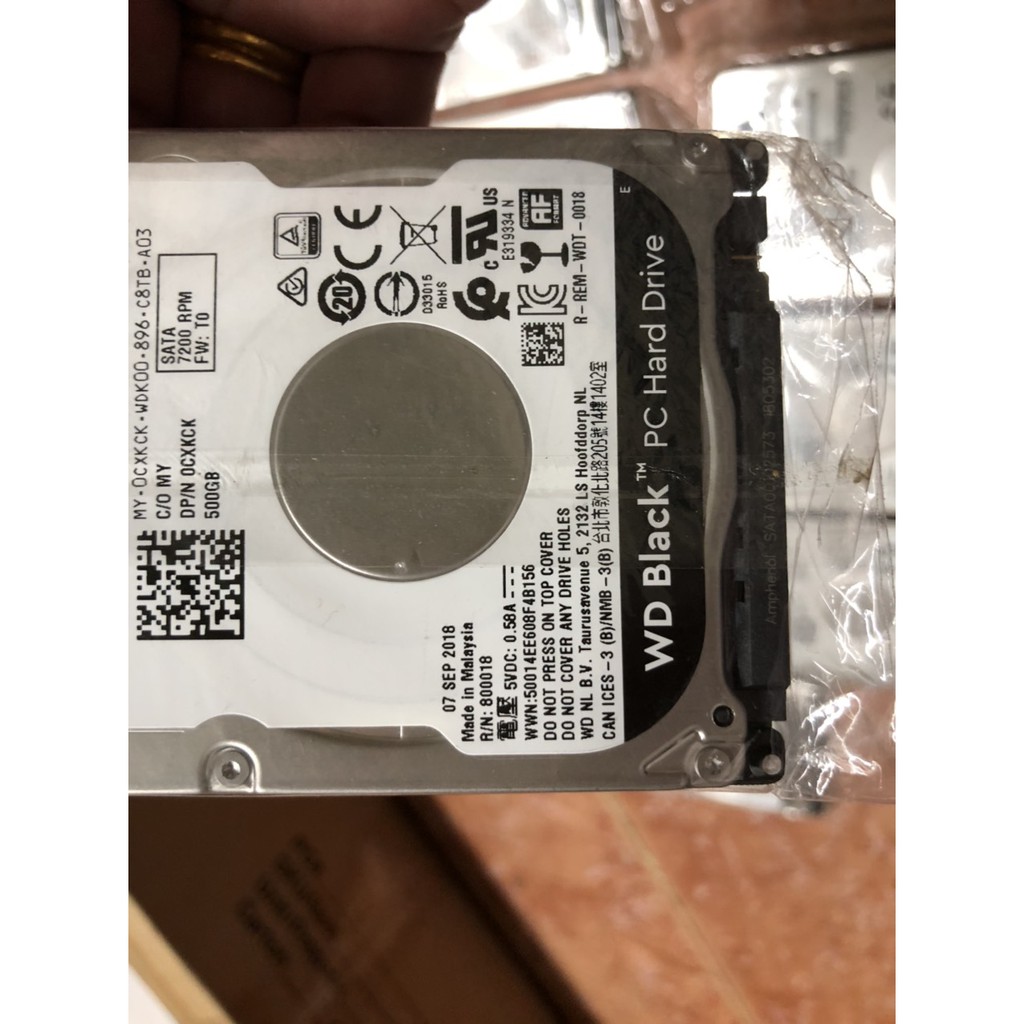 HDD 500GB 7200rpm WD Western Digital date 2018