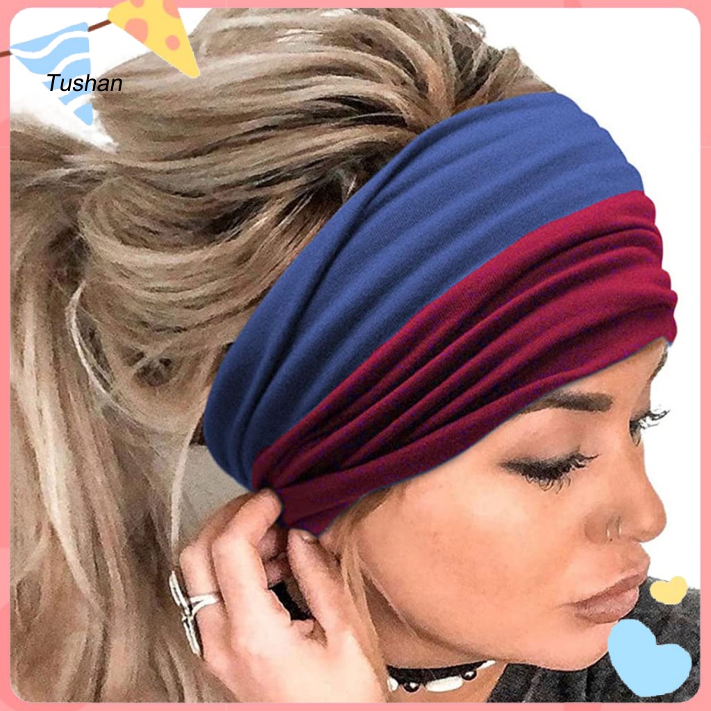 Băng Đô Thể Thao Co Giãn Chống Nhăn Thắt Nơ