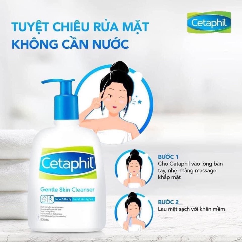 Sữa Rửa Mặt Dịu Nhẹ Cetaphil Gentle Skin Cleanser